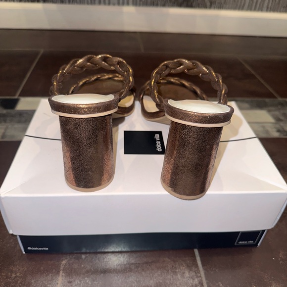Dolce Vita Paily Braided Sandal - Bronze Metallic 8.5 - Picture 6 of 8